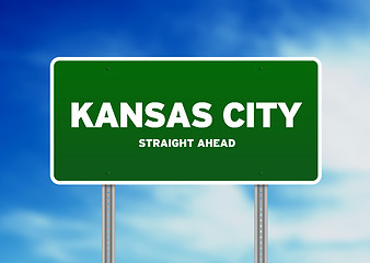 Image showing Kansas City Highway Sign