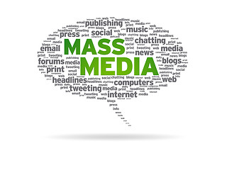 Image showing Speech Bubble - Mass Media