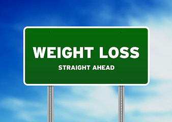 Image showing Weight Loss Highway Sign