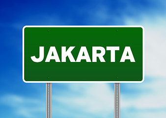 Image showing Jakarta Road Sign