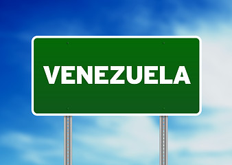 Image showing Venezuela Highway  Sign