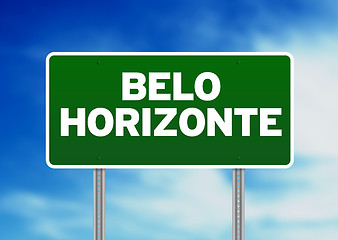 Image showing Belo Horizonte Highway Sign