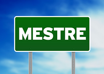 Image showing Road Sign - Mestre, Italy
