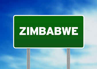 Image showing Zimbabwe Highway Sign