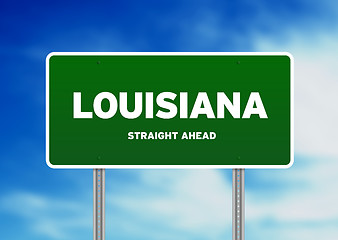 Image showing Louisiana Highway Sign