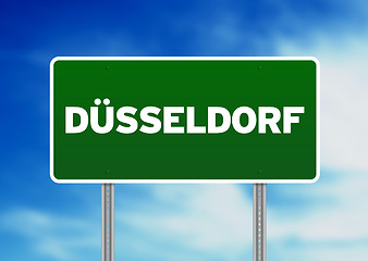 Image showing Duesseldorf Roady Sign