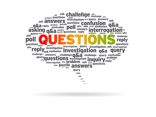 Image showing Speech Bubble - Questions