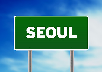 Image showing Seoul Road Sign