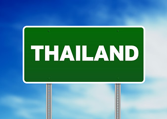 Image showing Thailand Highway Sign