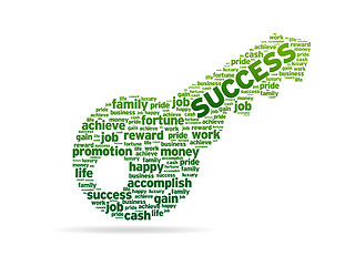 Image showing Words - Key To Success