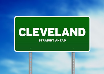 Image showing Cleveland, Ohio Highway Sign