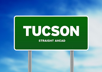 Image showing Tucson, Arizona Highway Sign