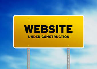 Image showing Website Under Construction Sign