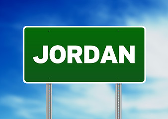 Image showing Jordan Highway Sign