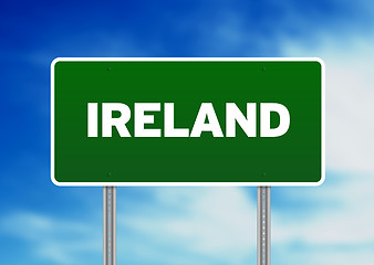 Image showing Ireland Highway Sign