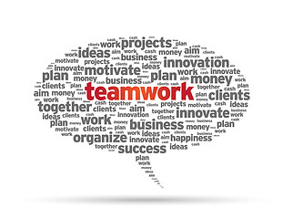 Image showing Speech Bubble - Teamwork