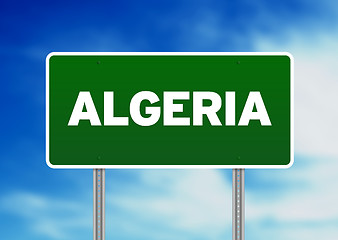 Image showing Algeria Highway Sign