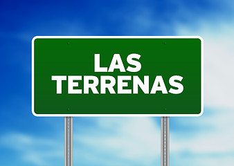 Image showing Las Terrenas Road Sign