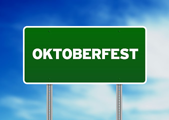 Image showing Oktoberfest Highway Sign