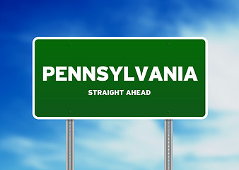 Image showing Pennsylvania Highway Sign