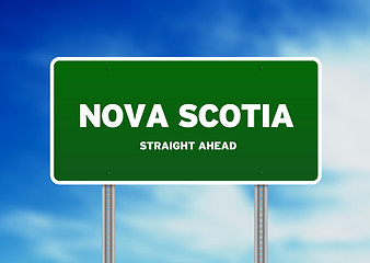 Image showing Nova Scotia Highway Sign