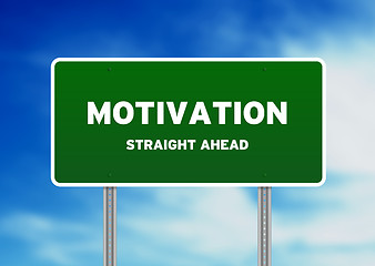 Image showing Motivation Street Sign