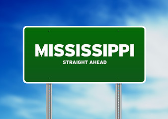 Image showing Mississippi Highway Sign