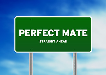 Image showing Perfect Mate Highway  Sign