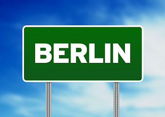 Image showing Berlin Road Sign