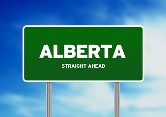 Image showing Alberta Highway  Sign