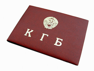 Image showing KGB document isolated