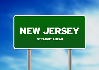 Image showing New Jersey Highway Sign