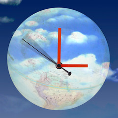 Image showing Around the clock