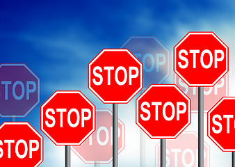 Image showing Stop Road Sign