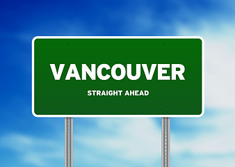 Image showing Vancouver Highway  Sign