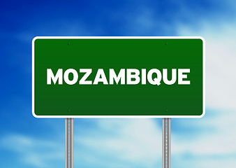 Image showing Mozambique Highway Sign