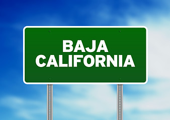 Image showing Baja California Highway Sign