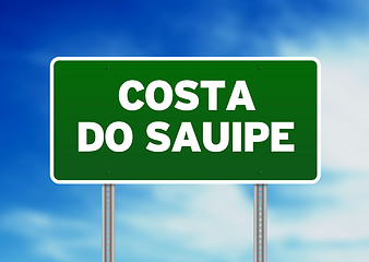 Image showing Costa Do Sauipe Road Sign