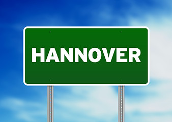 Image showing Hannover Road Sign