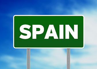 Image showing Spain Highway Sign