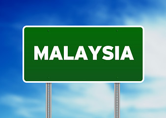 Image showing Malaysia Highway Sign