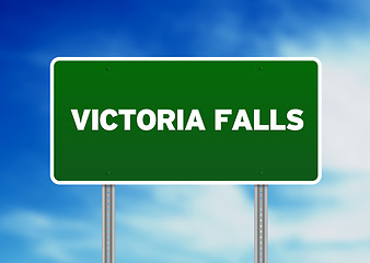 Image showing Victoria Falls Highway Sign