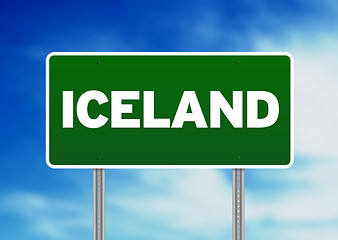 Image showing Iceland Highway Sign