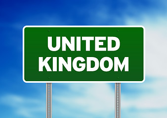 Image showing United Kingdom Highway  Sign