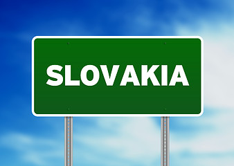 Image showing Slovakia Highway Sign