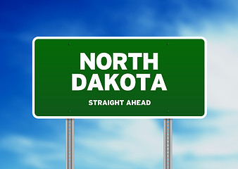 Image showing North Dakota Highway  Sign