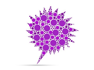 Image showing Pink Speech Bubble