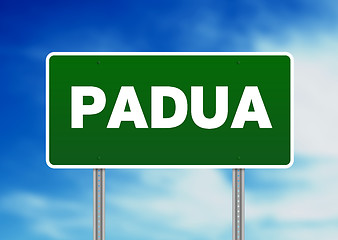 Image showing Road Sign - Padua, Italy