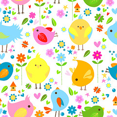 Image showing birds background