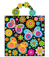 Image showing flowers bag shape